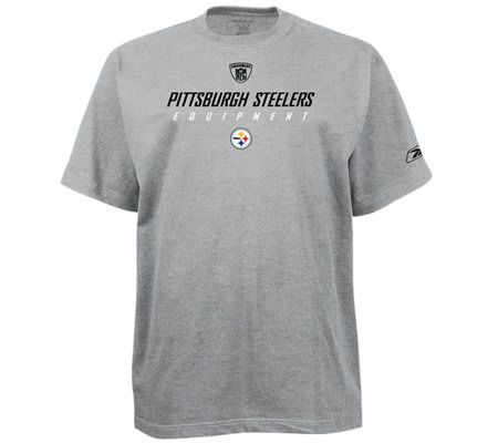 NFL Pittsburgh Steelers Equipment T-Shirt - Gray 