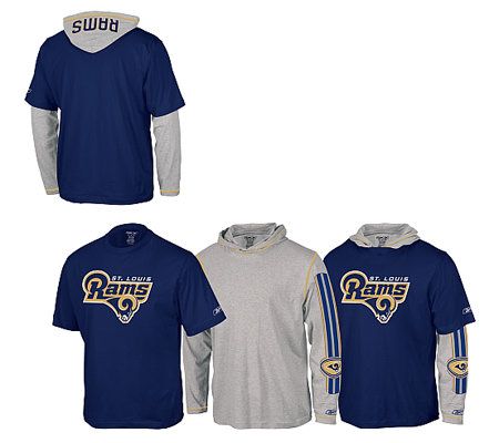 NFL St. Louis Rams Youth Hood and T-Shirt Combo 