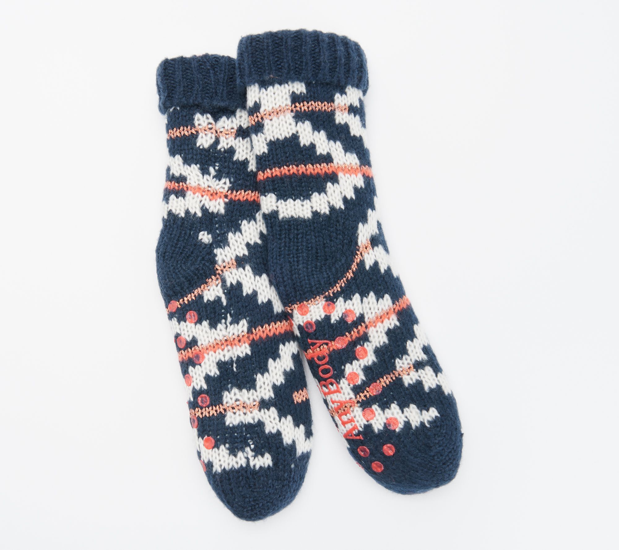 AnyBody Nordic Knit Socks - QVC.com