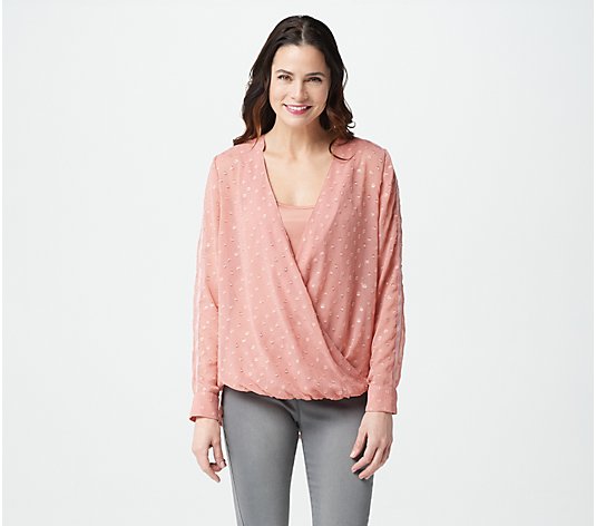 Lisa Rinna Collection Twist Front Top with Tank