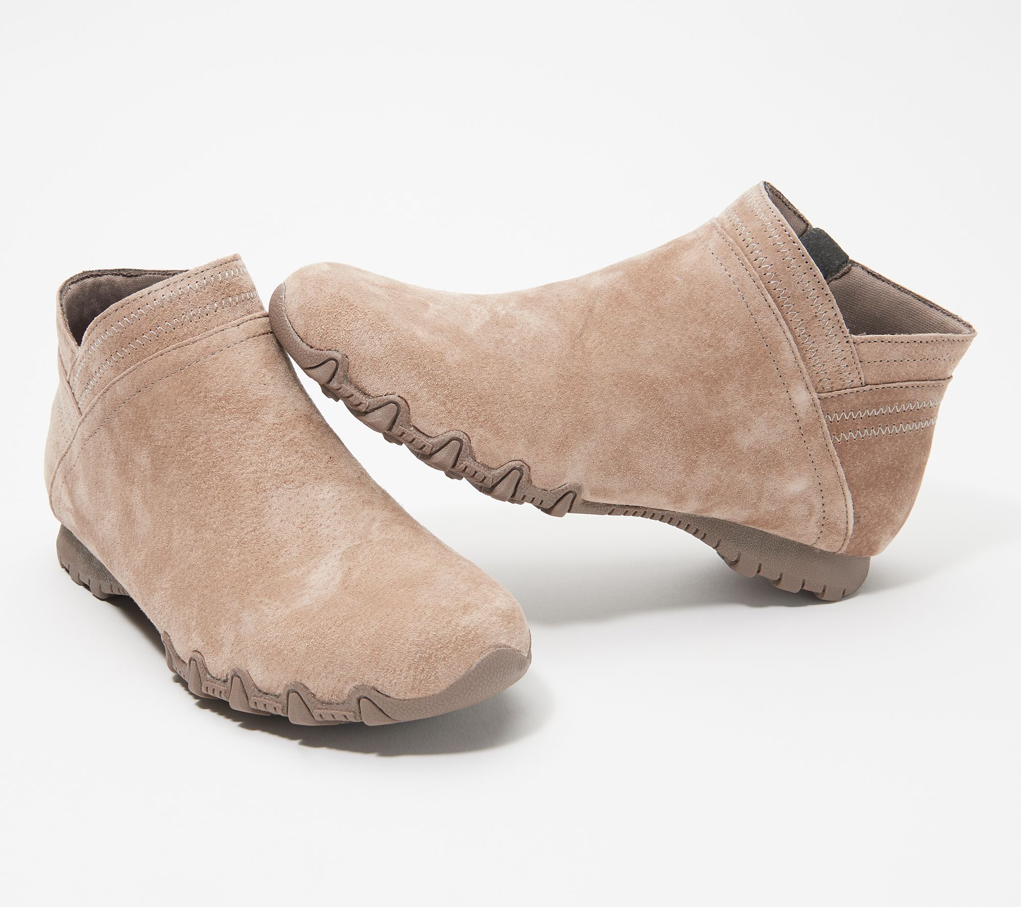 skechers suede leather boots