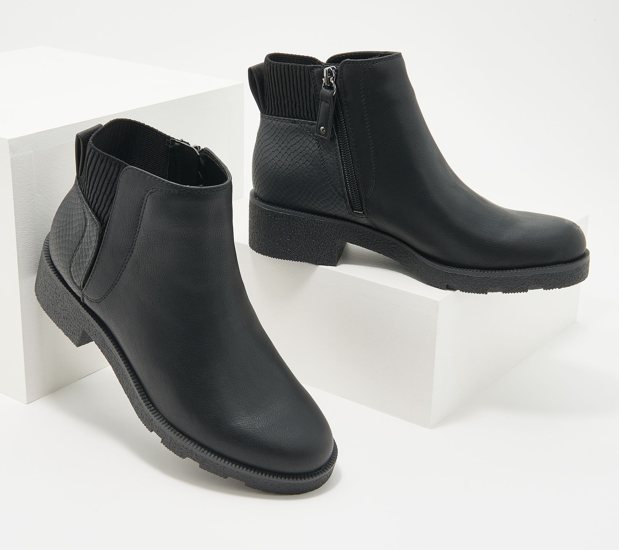 snelweg Hangen stap in Dr. Scholl's Pull-On Ankle Boots - Trix - QVC.com