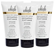 Whish Set of 3 Coconut Milk Exfoliating Foot Ma - A391991