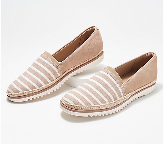 Clarks Collection Leather or Suede Slip-Ons - Serena Paige