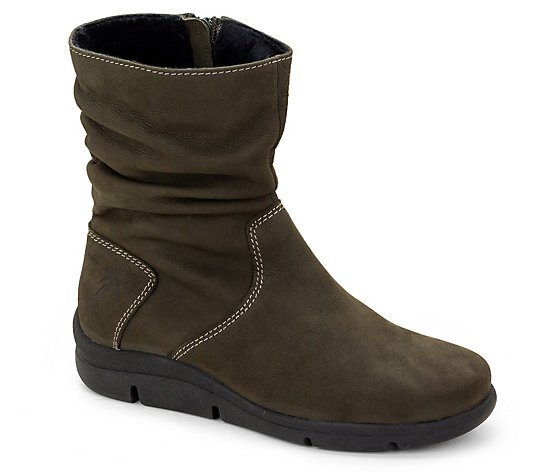 Dromedaris Side-Zip Leather Slouch Boots - Vinney