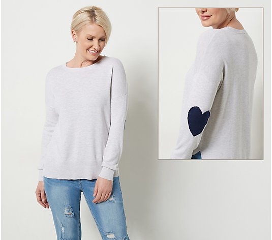 Studio Park x Amy Stran Girlfriend Sweater With Heart Elbows