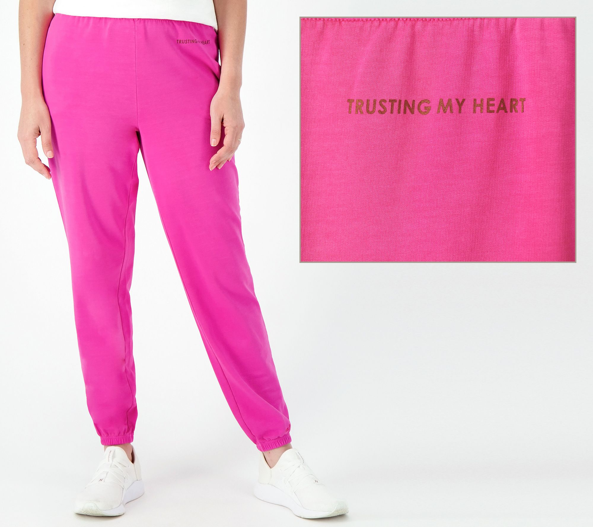 Mind Body Love by Peace Love World Petite Yoga Pant with Mesh Pockets 