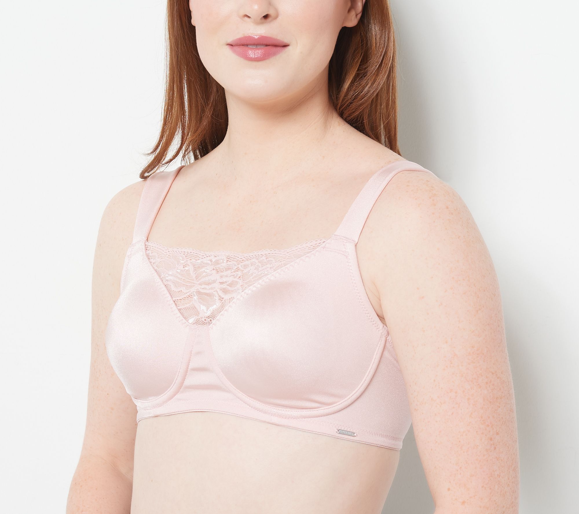 As Is Breezies Lace Radiance Unlined Wire Free Cami Bra 