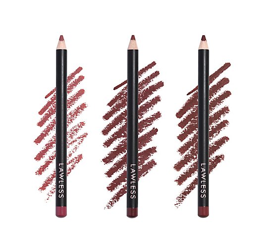 Lawless Beauty Forget the Filler Lip Liner Trio