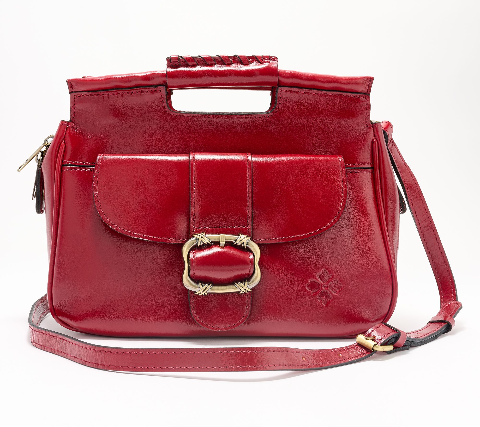 New Bright Leather Handbag With Large Bow And One-shoulder Crossbody Bag
