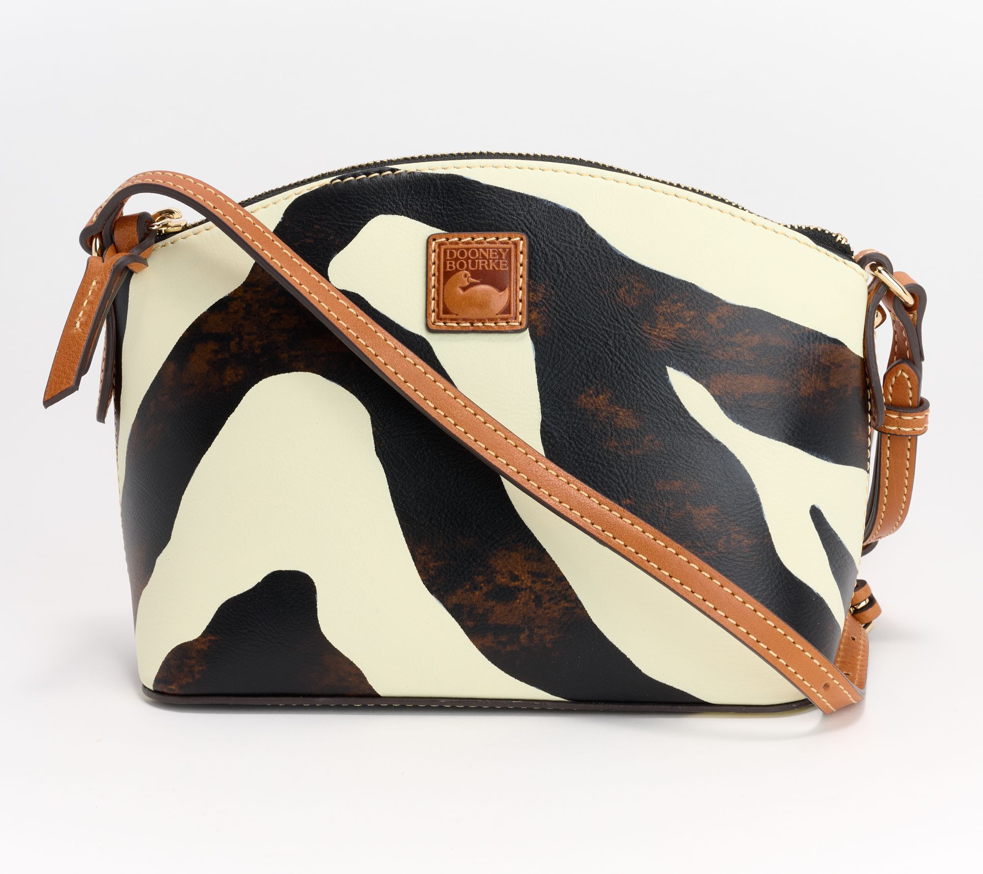 Dooney and bourke zebra crossbody sale