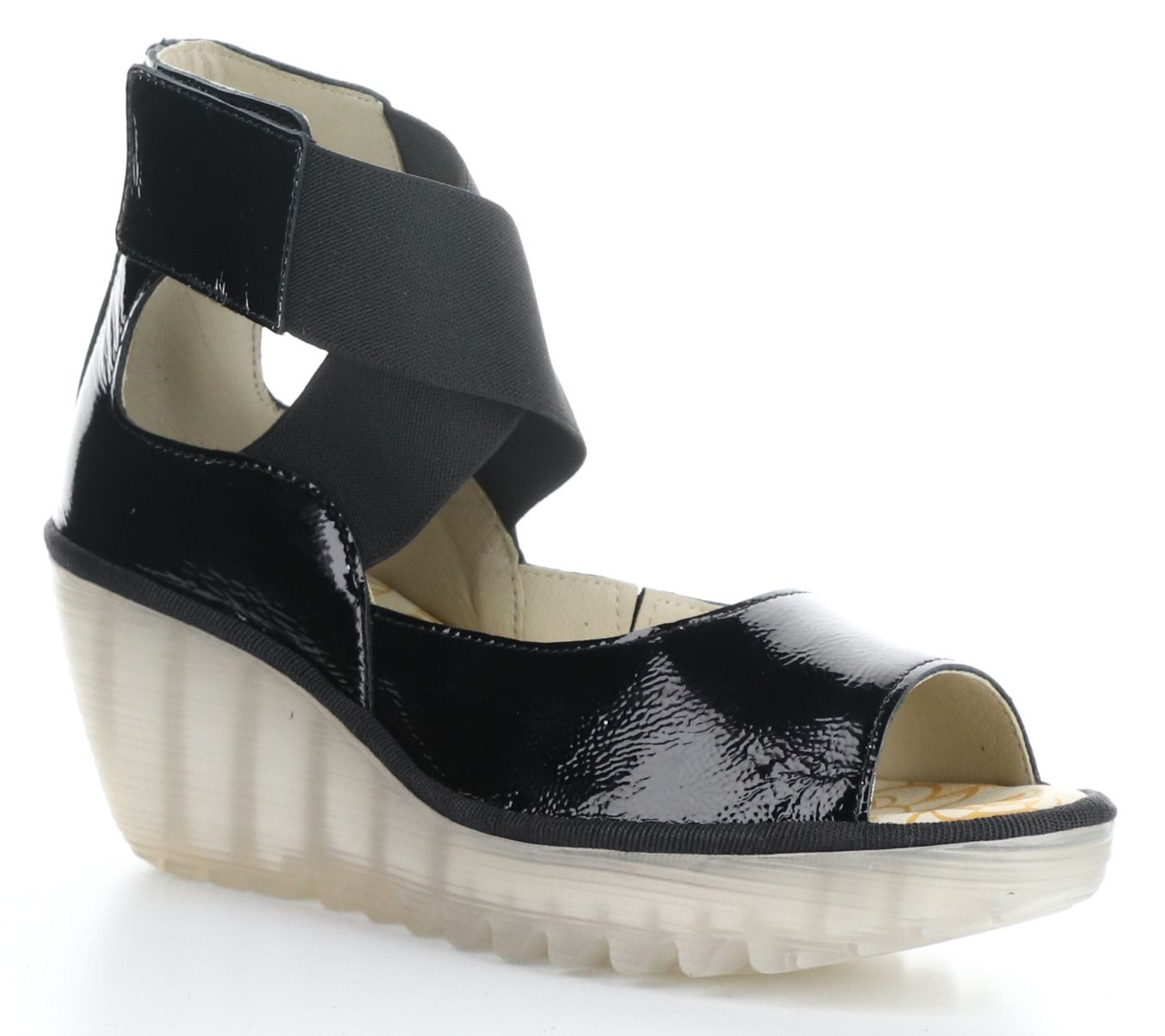 Fly London Patent Leather Wedges - Yefi - QVC.com