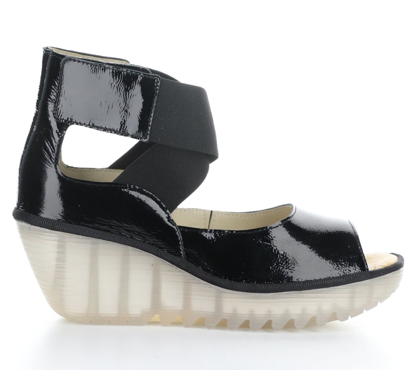 Fly London Patent Leather Wedges - Yefi - QVC.com