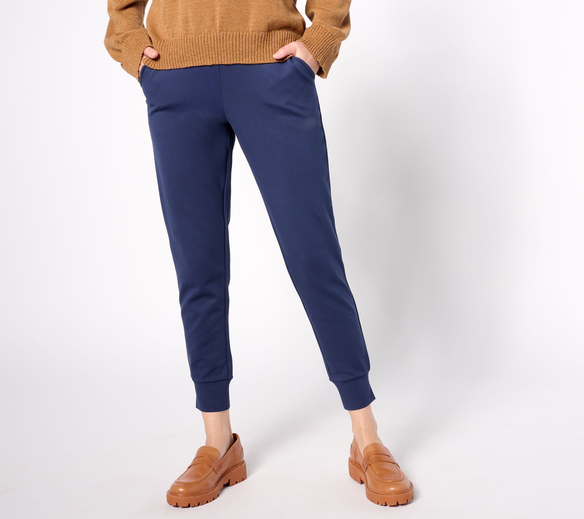 "As Is" Belle by Kim Gravel Regular Ponte Slim Leg Jogger