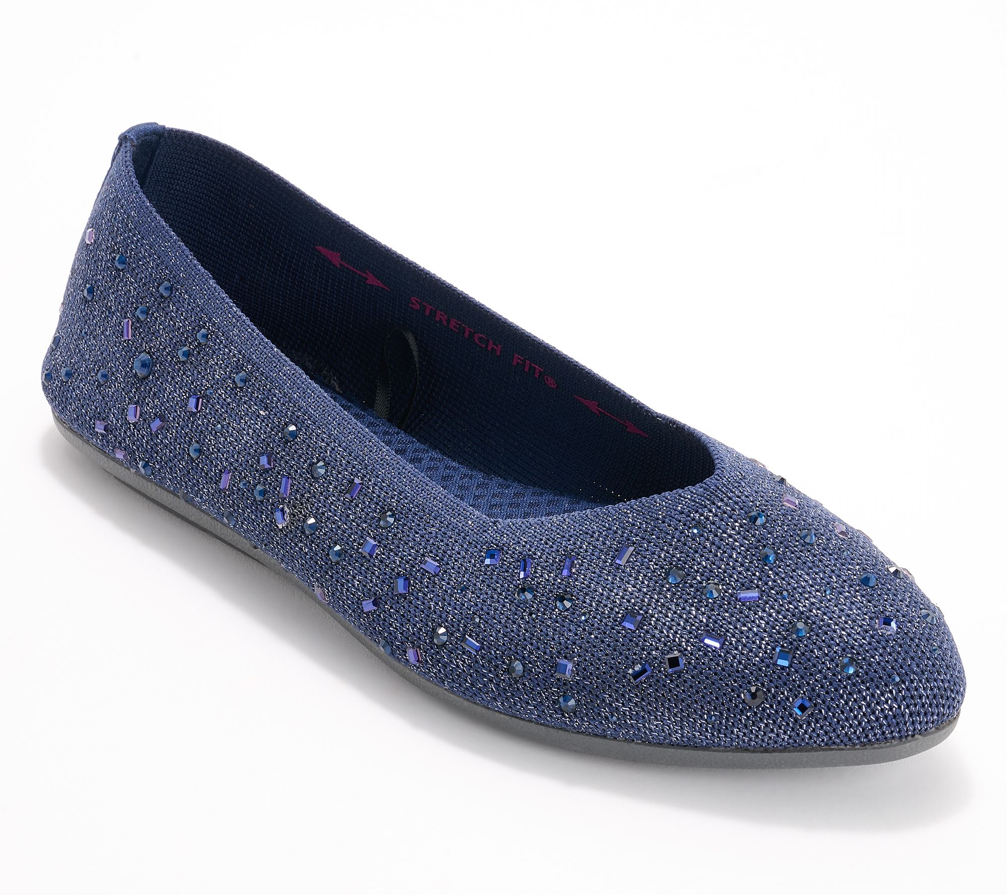  Skechers Cleo 2.0 Recycled Vegan Sparkle Gems Flats - Dazzling Daze - A664491