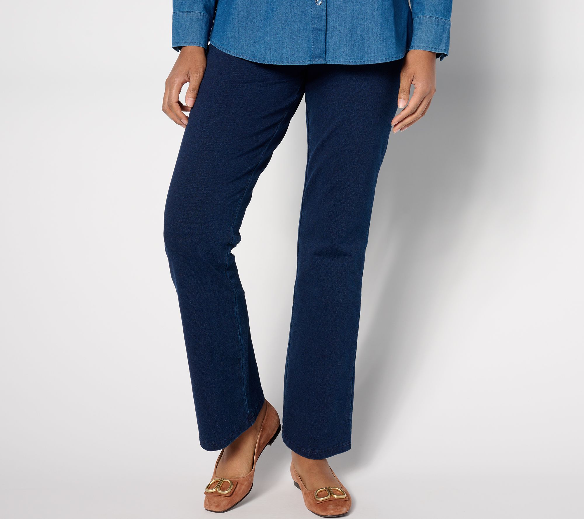 "As Is" Quacker Factory DreamJeannes Regular Baby Boot Jeans