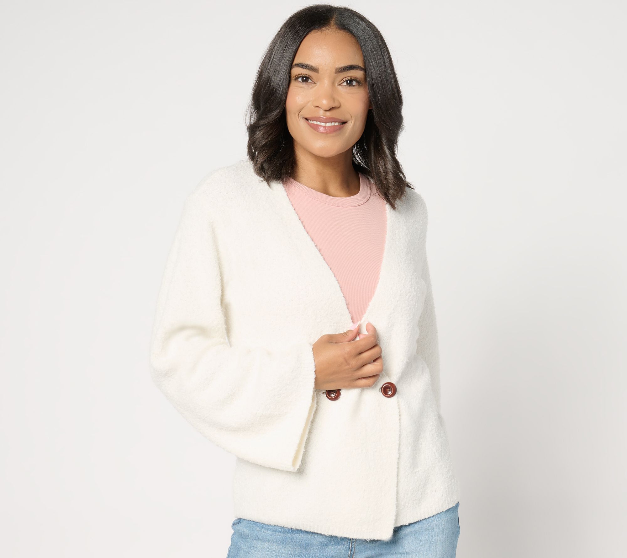 Me by Jennie Garth Beacon Button Front Cardigan