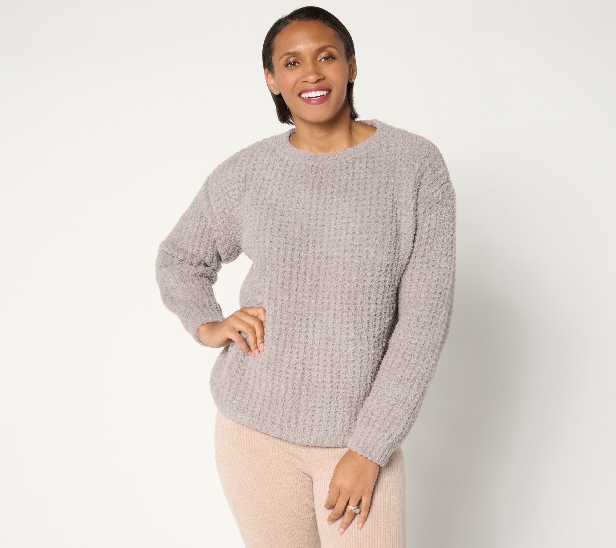 Barefoot Dreams CozyChic Waffle Pullover