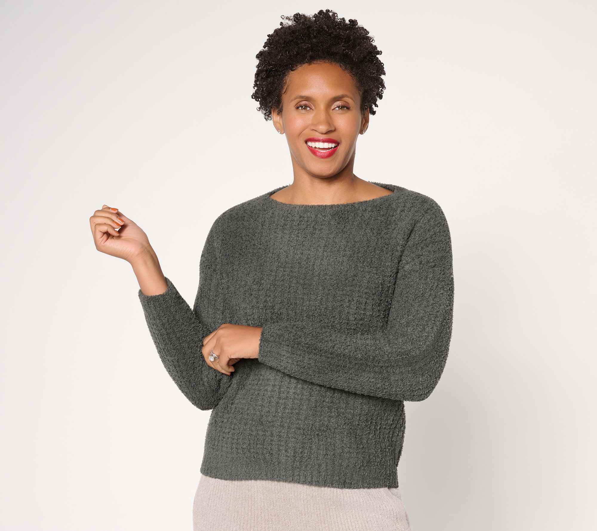 Barefoot Dreams CozyChic Waffle Pullover