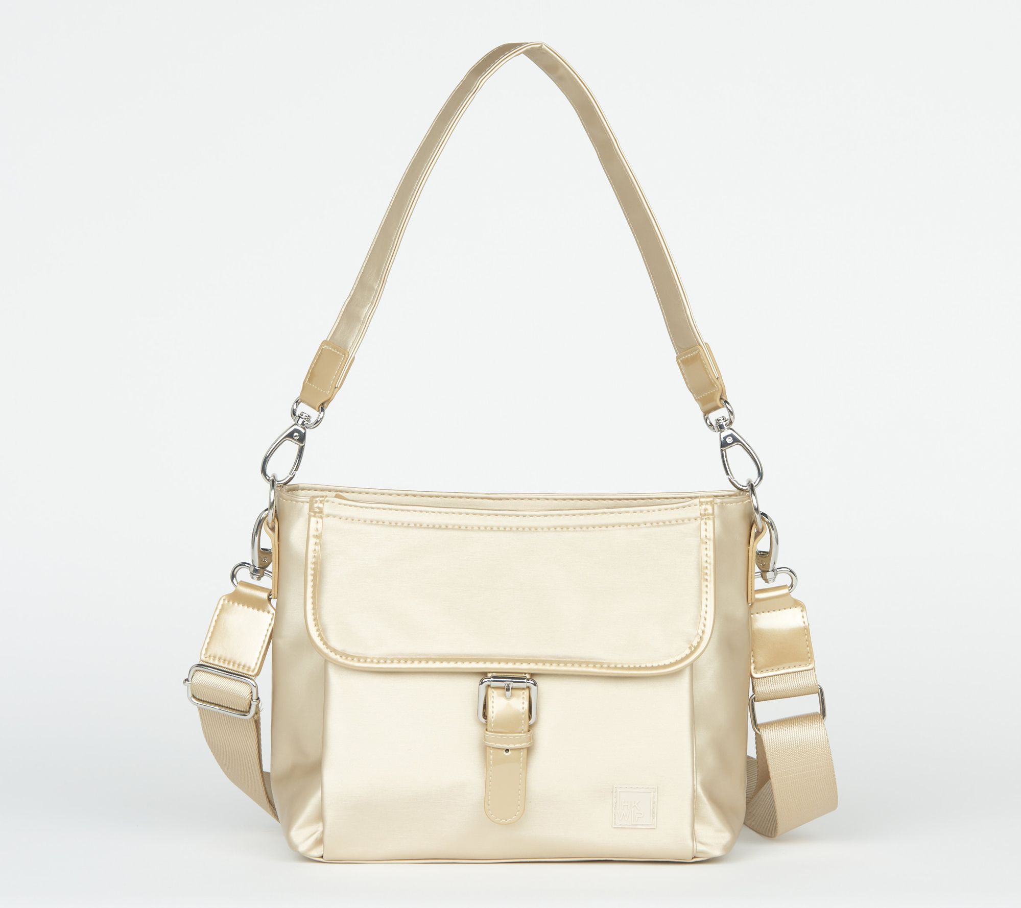 "As Is" IHKWIP The Convertible Buckle Up Shoulder Bag w/ Crossbody Strap