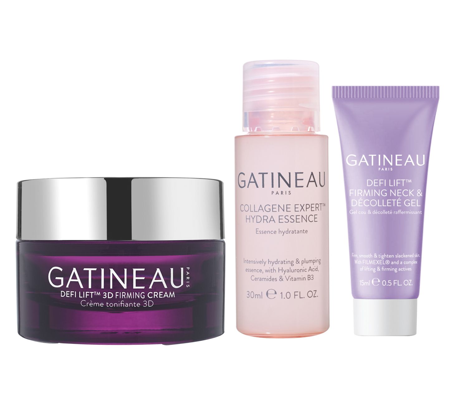 Gatineau Defi Lift 3-Piece Collection & Cosmetic Bag