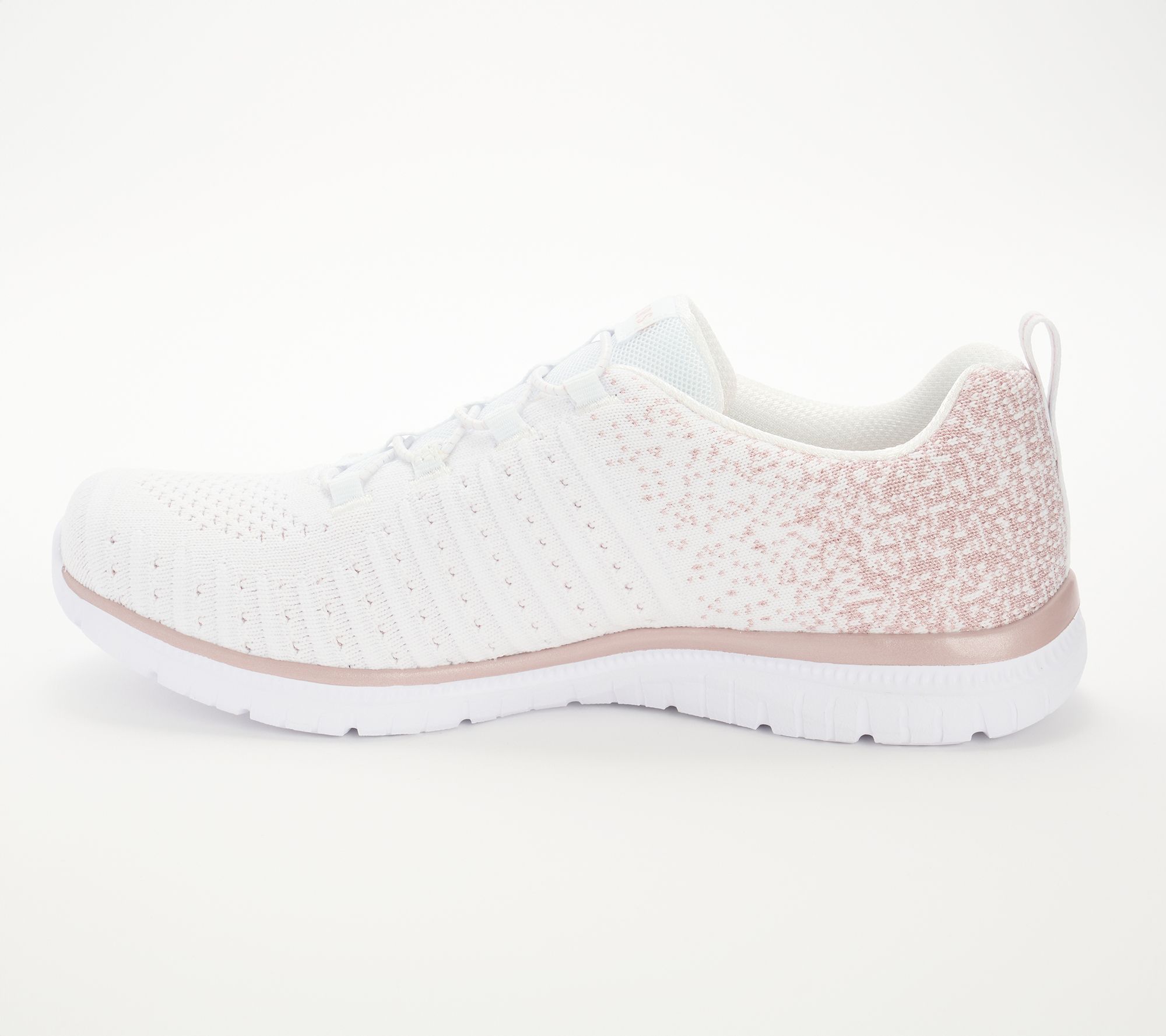 Skechers Virtue Vegan Washable Knit Bungee Sneakers - Lucent
