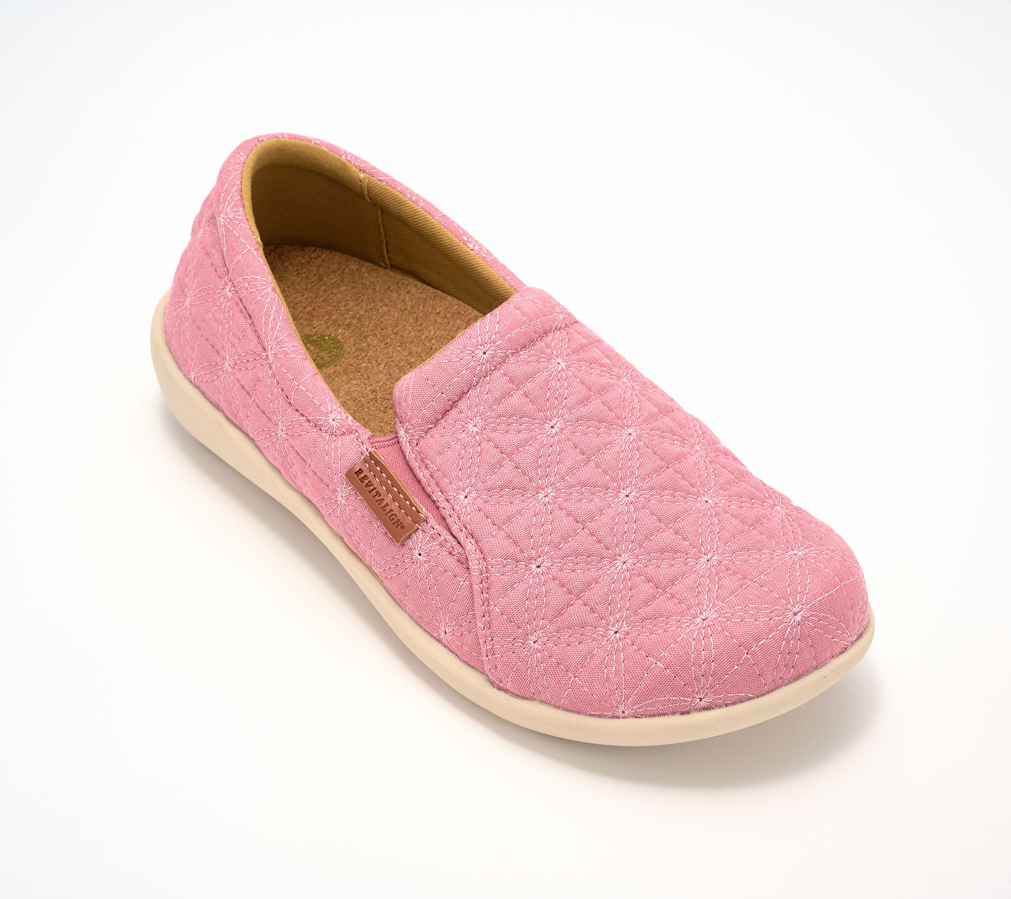 Revitalign Orthotic Memory Foam Denim Slip-Ons- Siesta Serenity