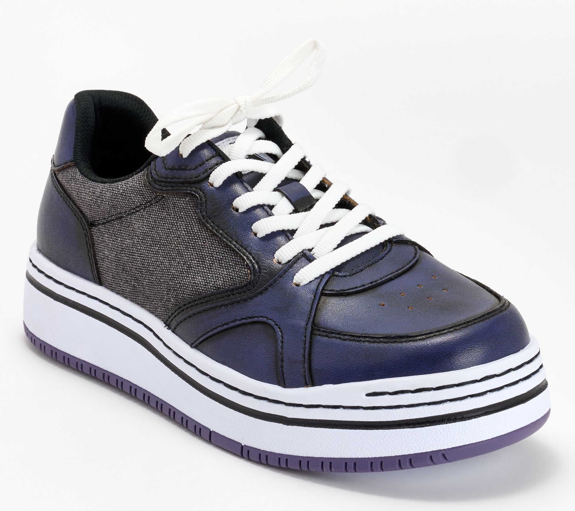 "As Is" Alegria Lace-Up Casual Sneakers - Alyster