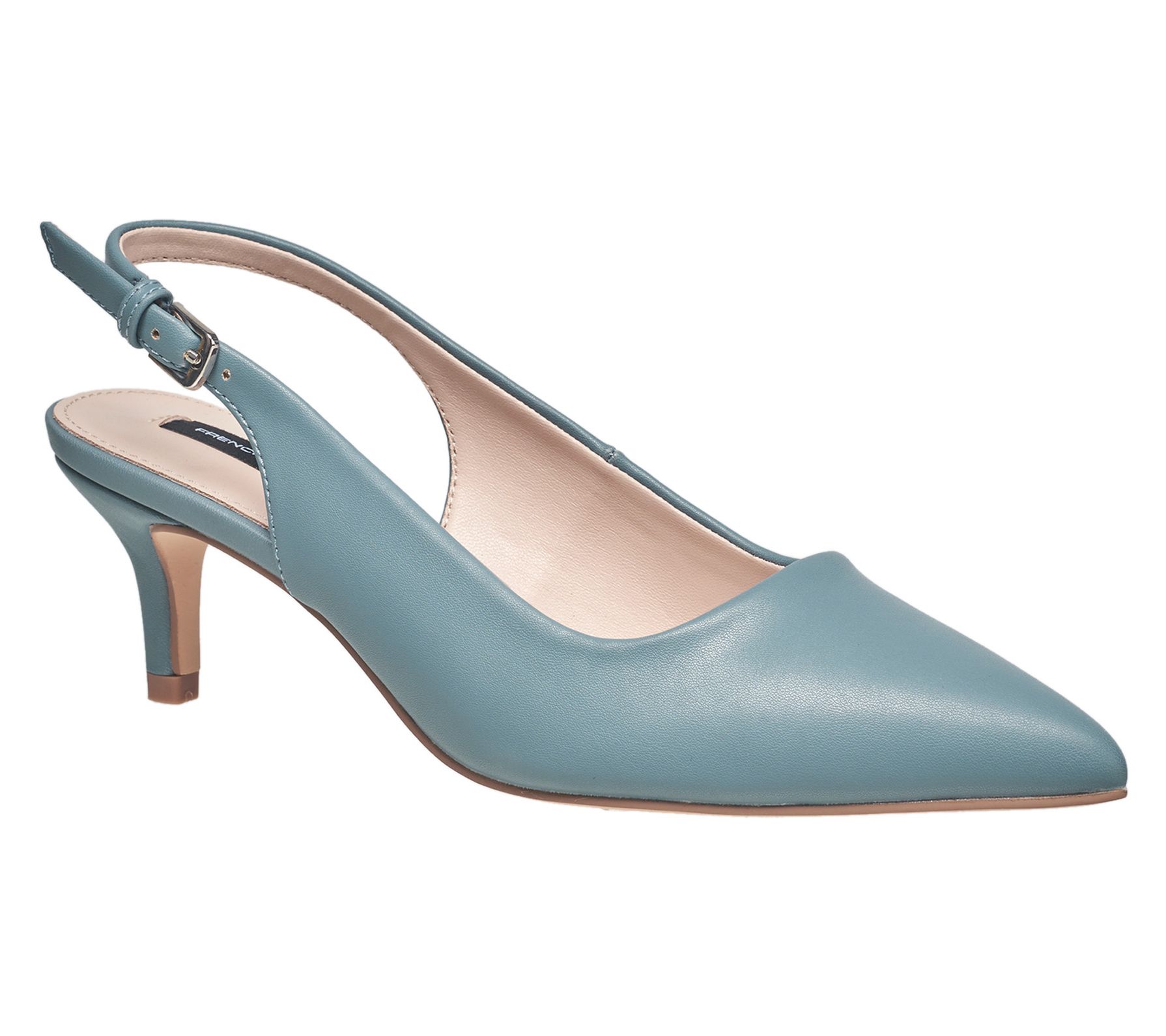 French Connection Ladies Quinn Matte SlingbackKitten Heel