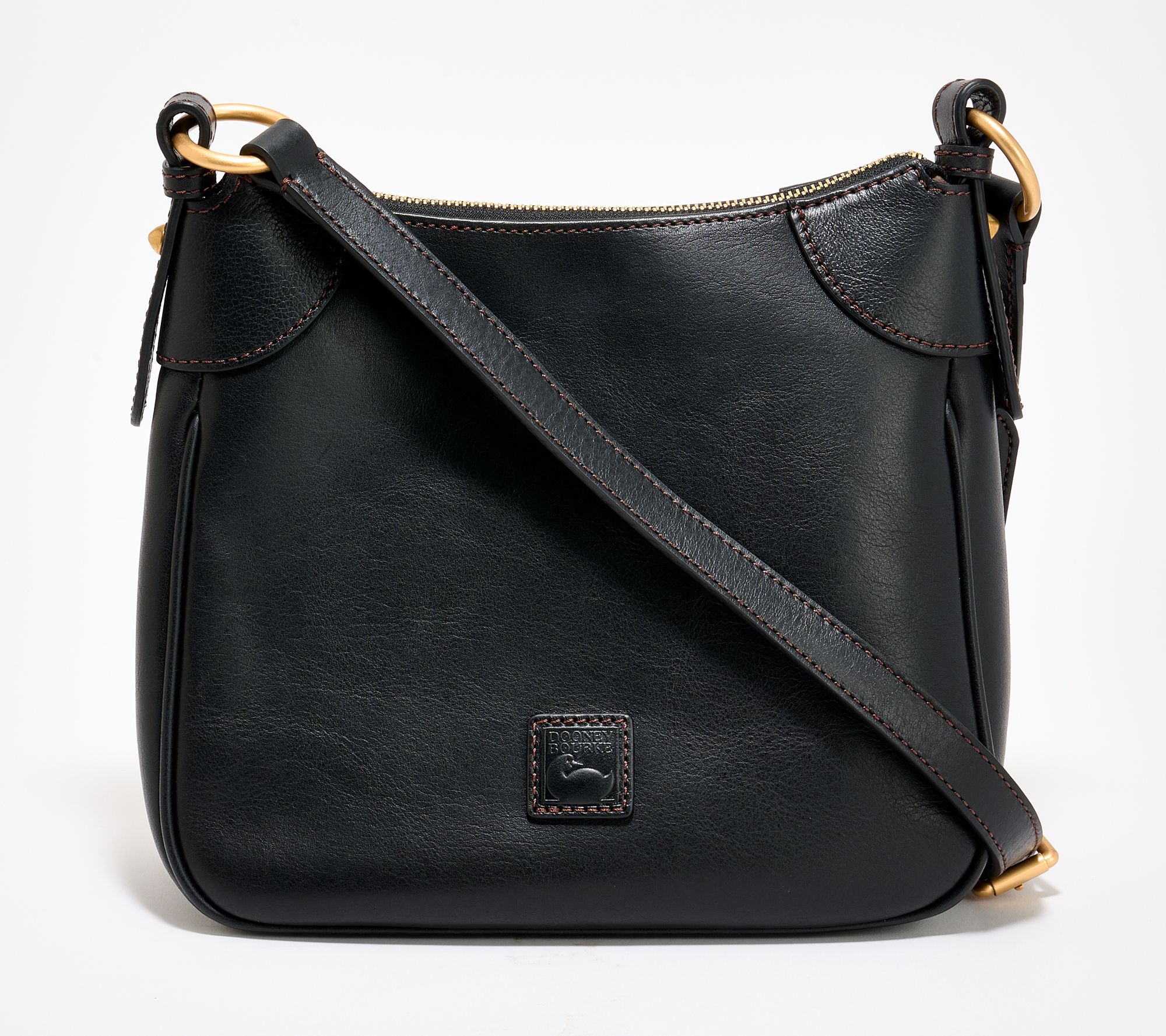 Dooney & Bourke Florentine Leather Zip Top Crossbody