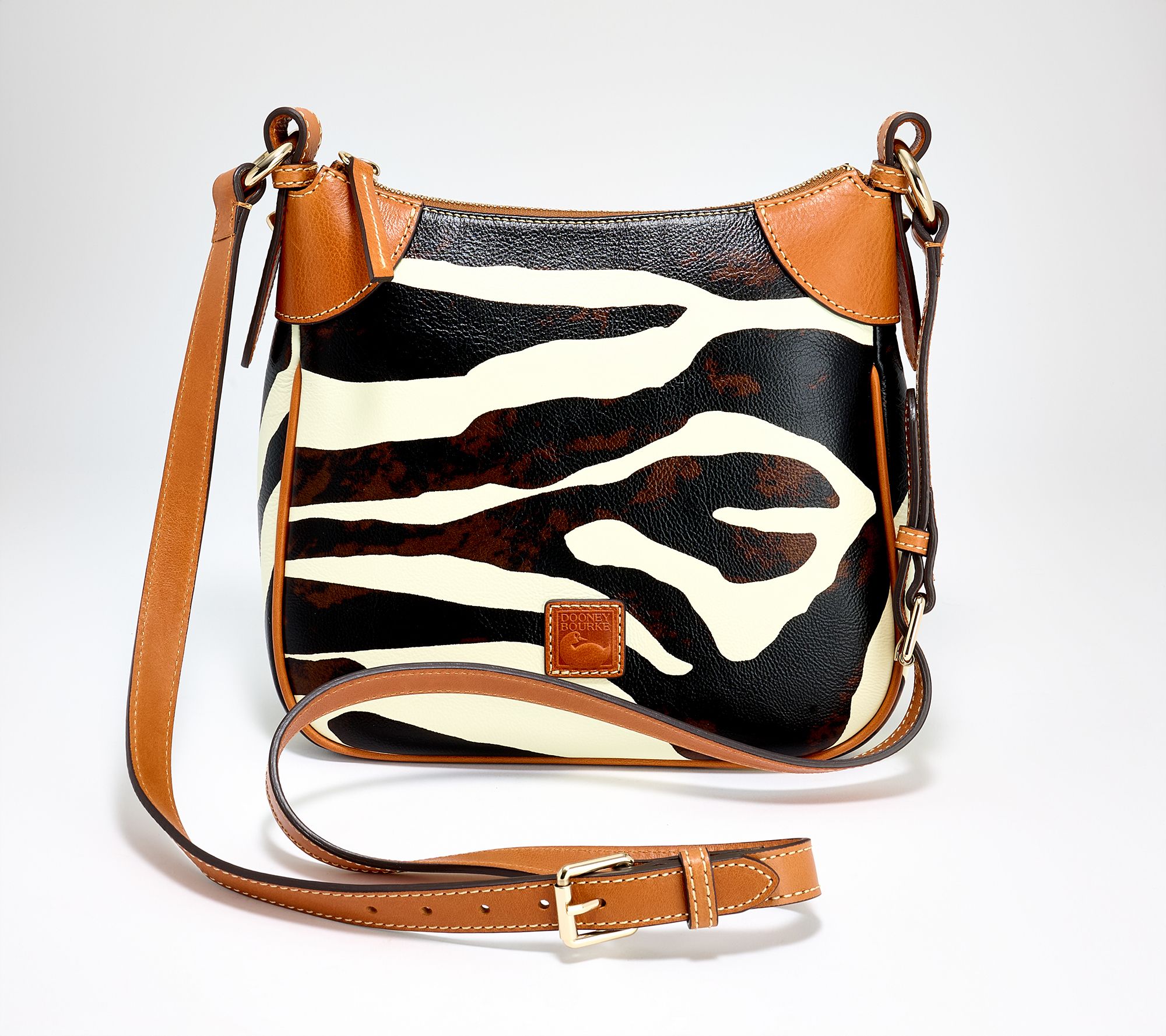 Dooney & Bourke Florentine Leather Zip Top Crossbody