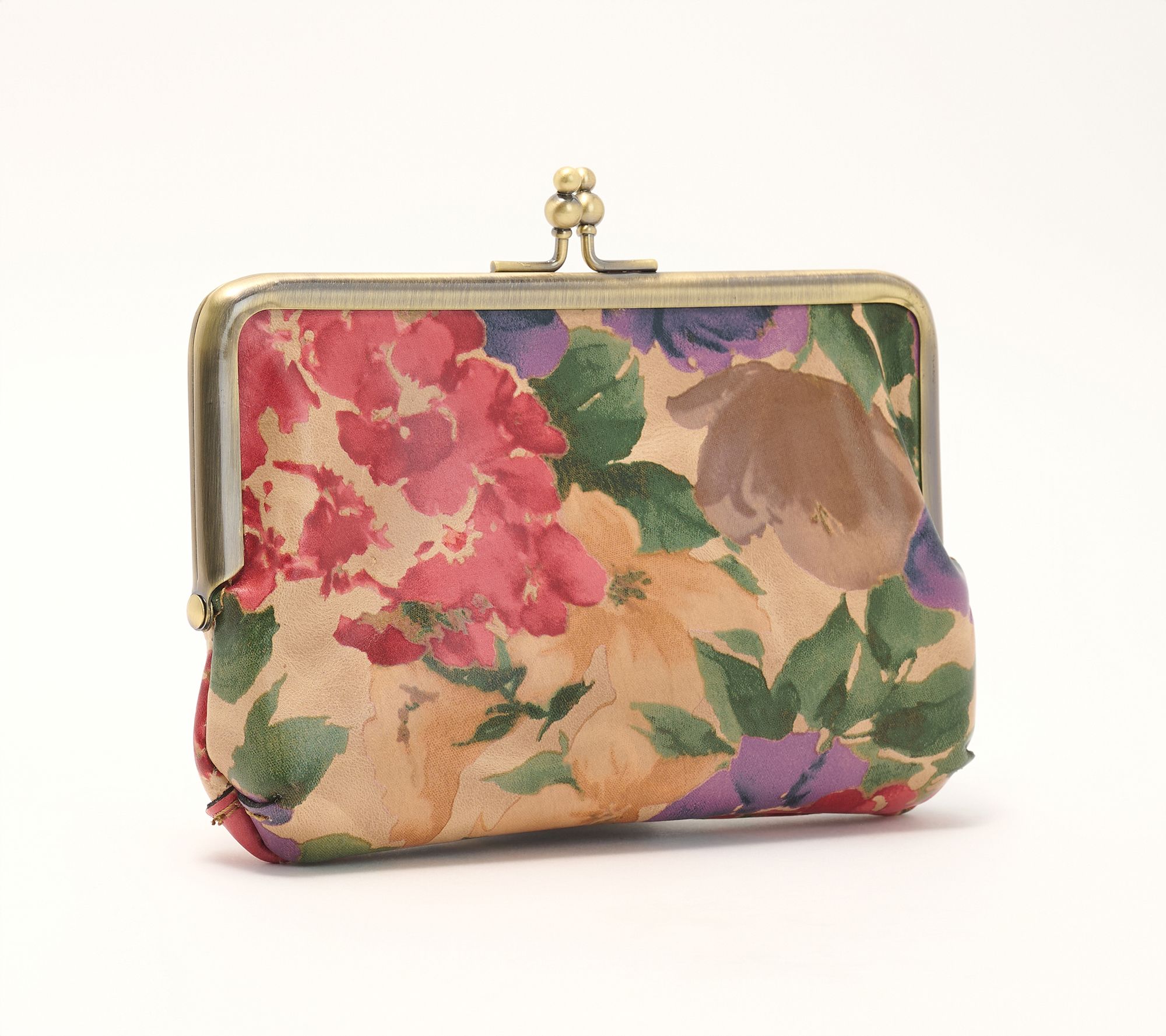 Patricia Nash Leather Fira Frame Bag - QVC.com