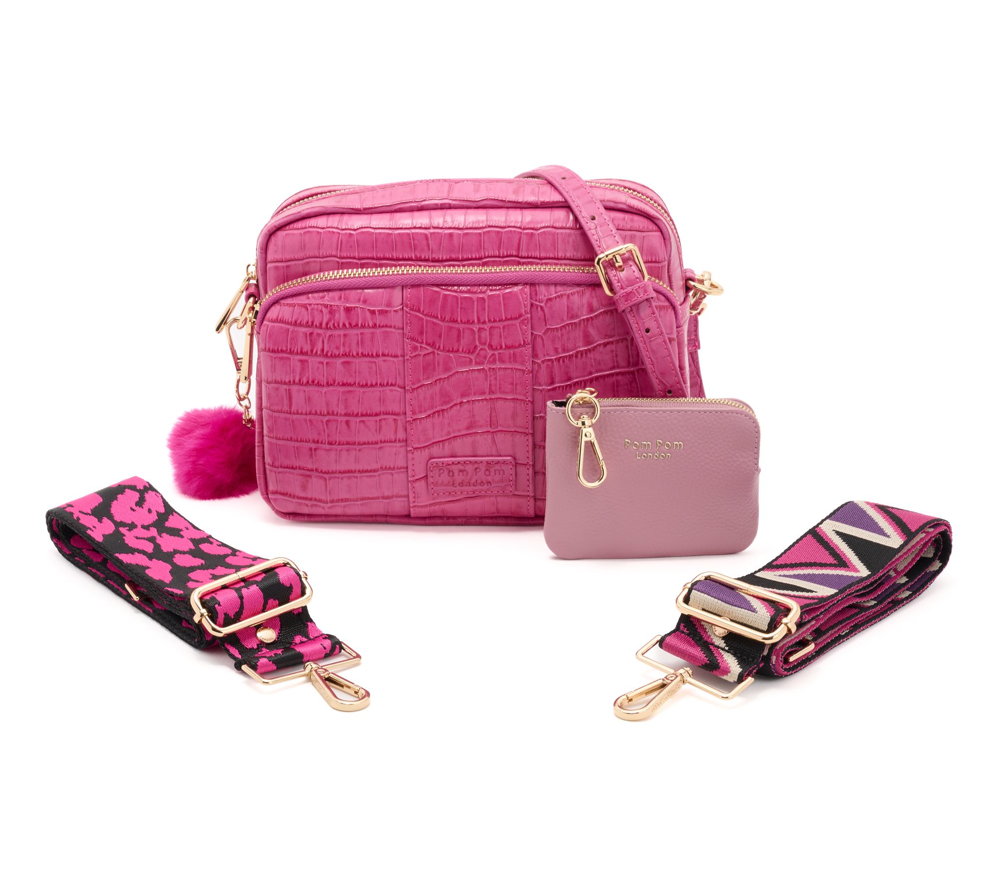 Pom Pom London Original Plus Crossbody w/ Coin Purse