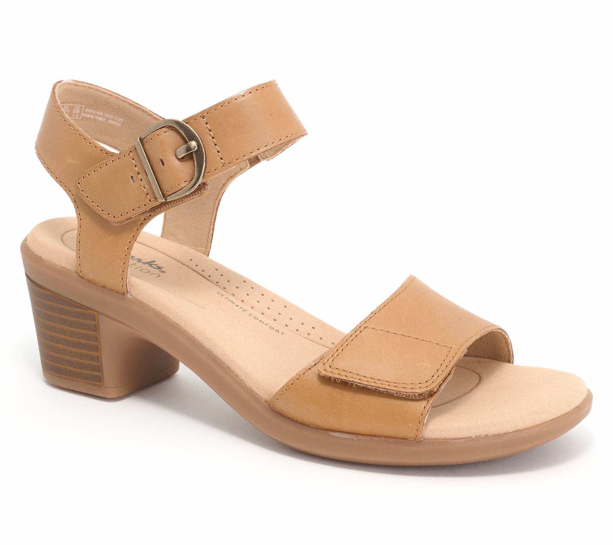 Clarks Collection Leather Heeled Sandals -Emily2 Amanda