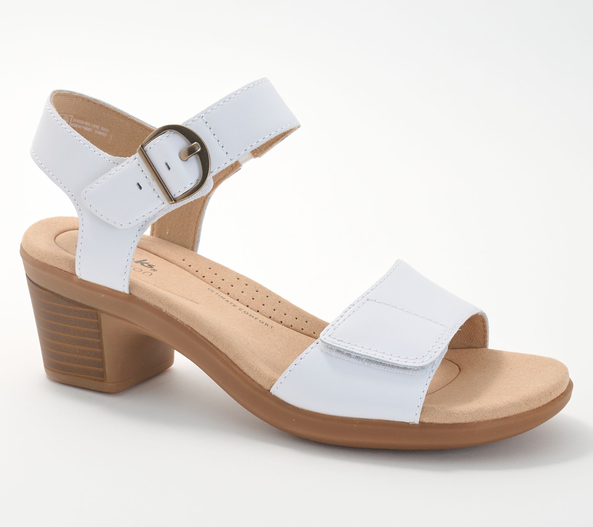 Clarks Collection Leather Heeled Sandals -Emily2 Amanda