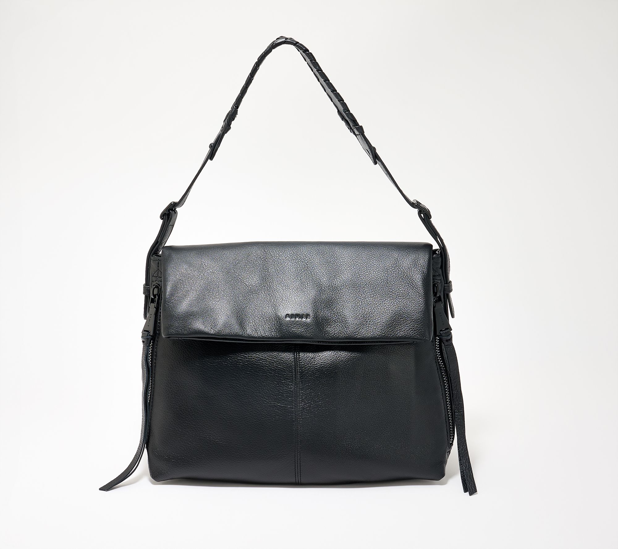 Aimee Kestenberg Bali Double Entry Leather Hobo