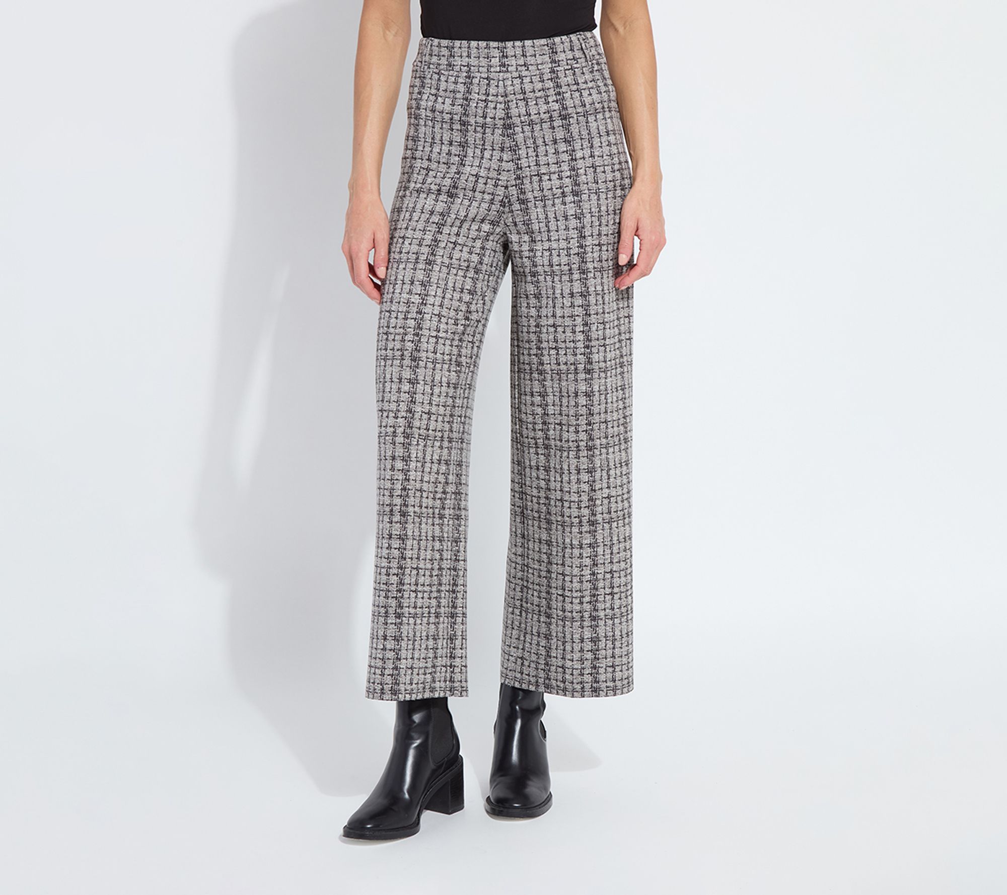 Lysse New York Erin Hi Waist Neoprene Wide Leg