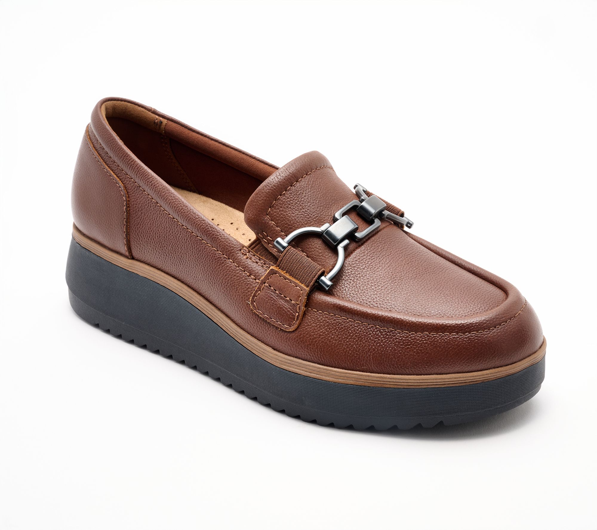 "As Is" Clarks Collection Leather Loafers - Zylah Erin