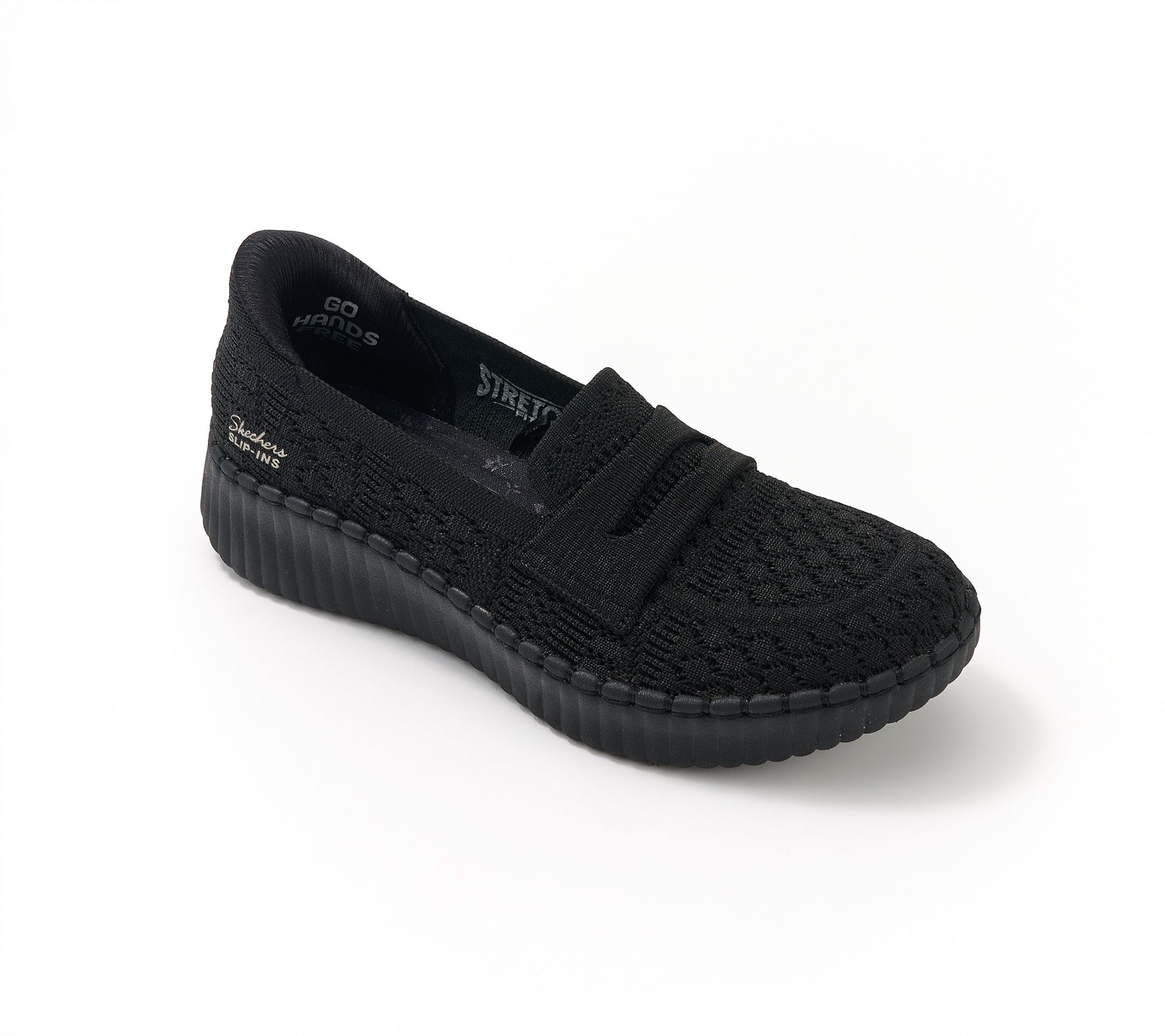 Skechers Slip -ins Wilshire Blvd Crochet Knit Penny Loafers