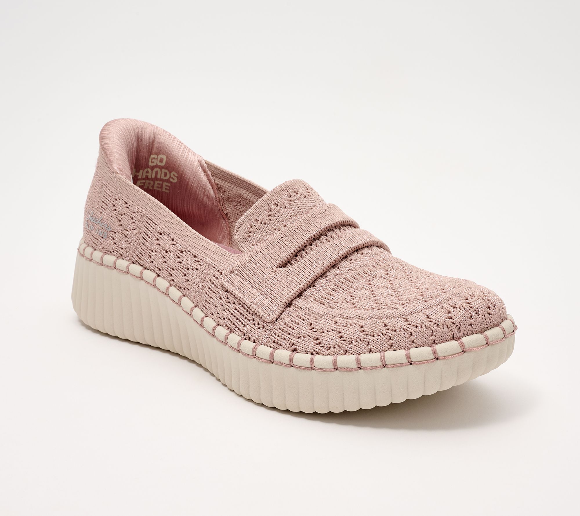 Skechers Slip-ins Wilshire Blvd Crochet Knit Penny Loafers