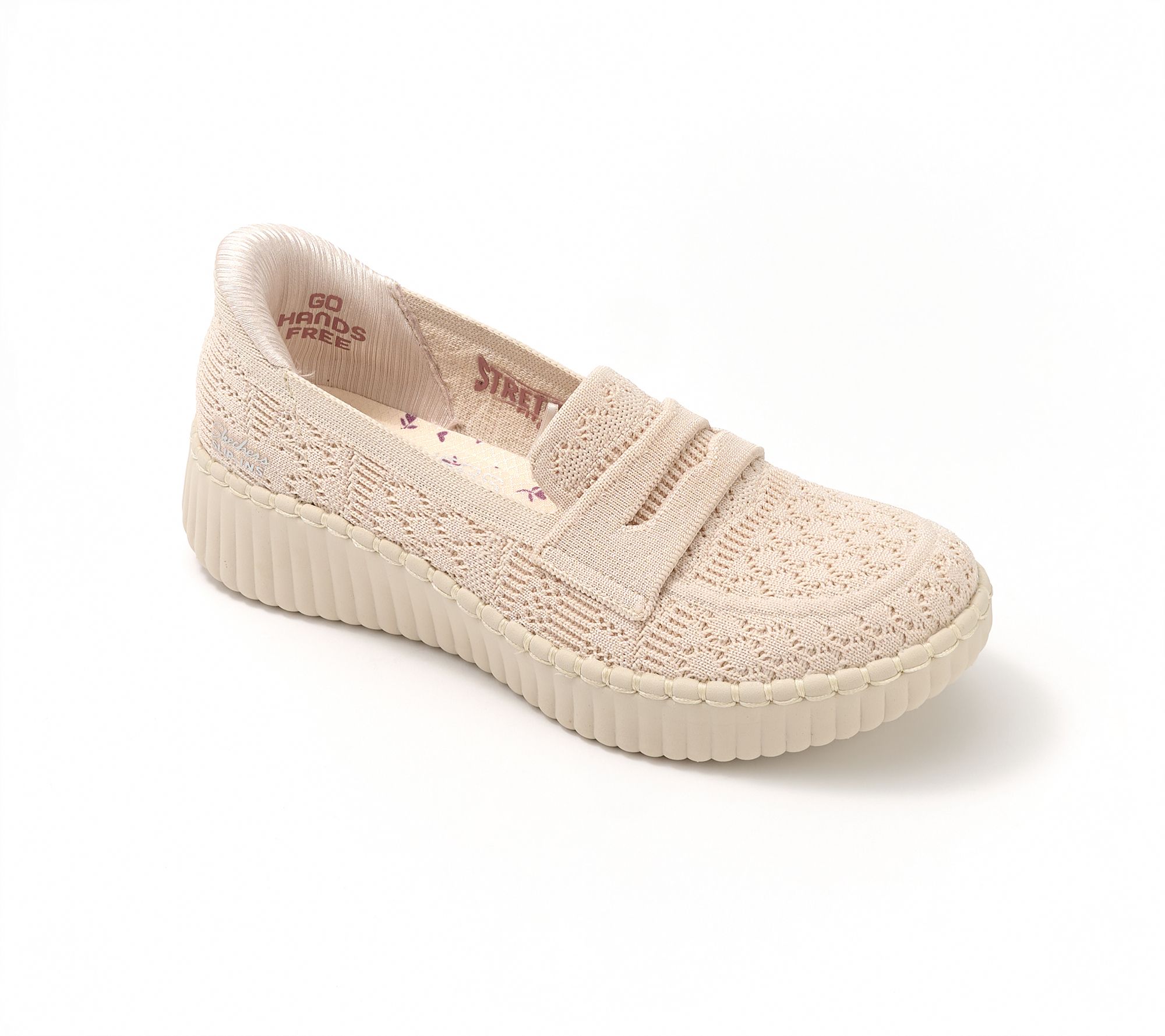Skechers Slip-ins Wilshire Blvd Crochet Knit Penny Loafers