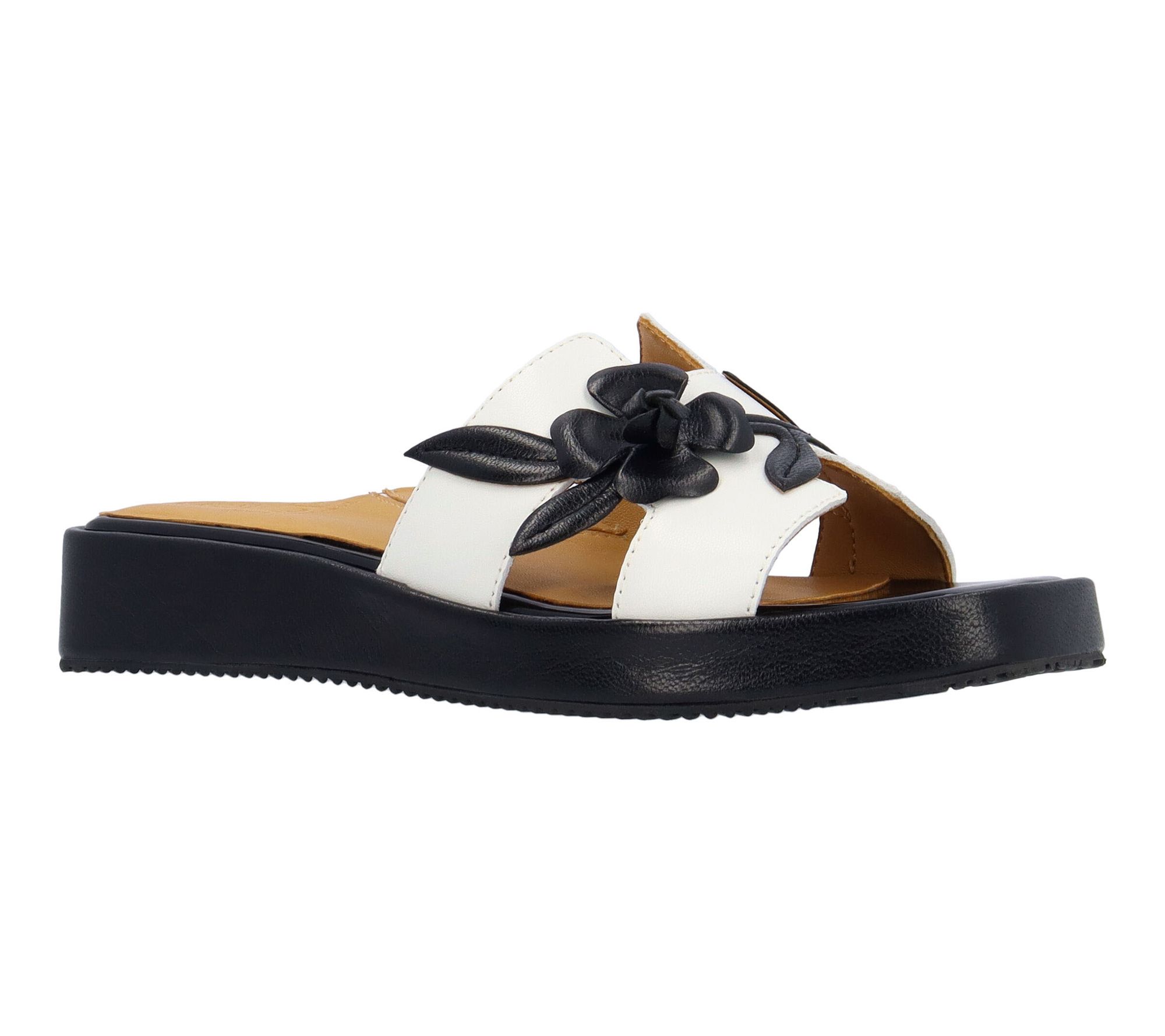 L'Amour Des Pieds Slide Sandal - Aldara Leather