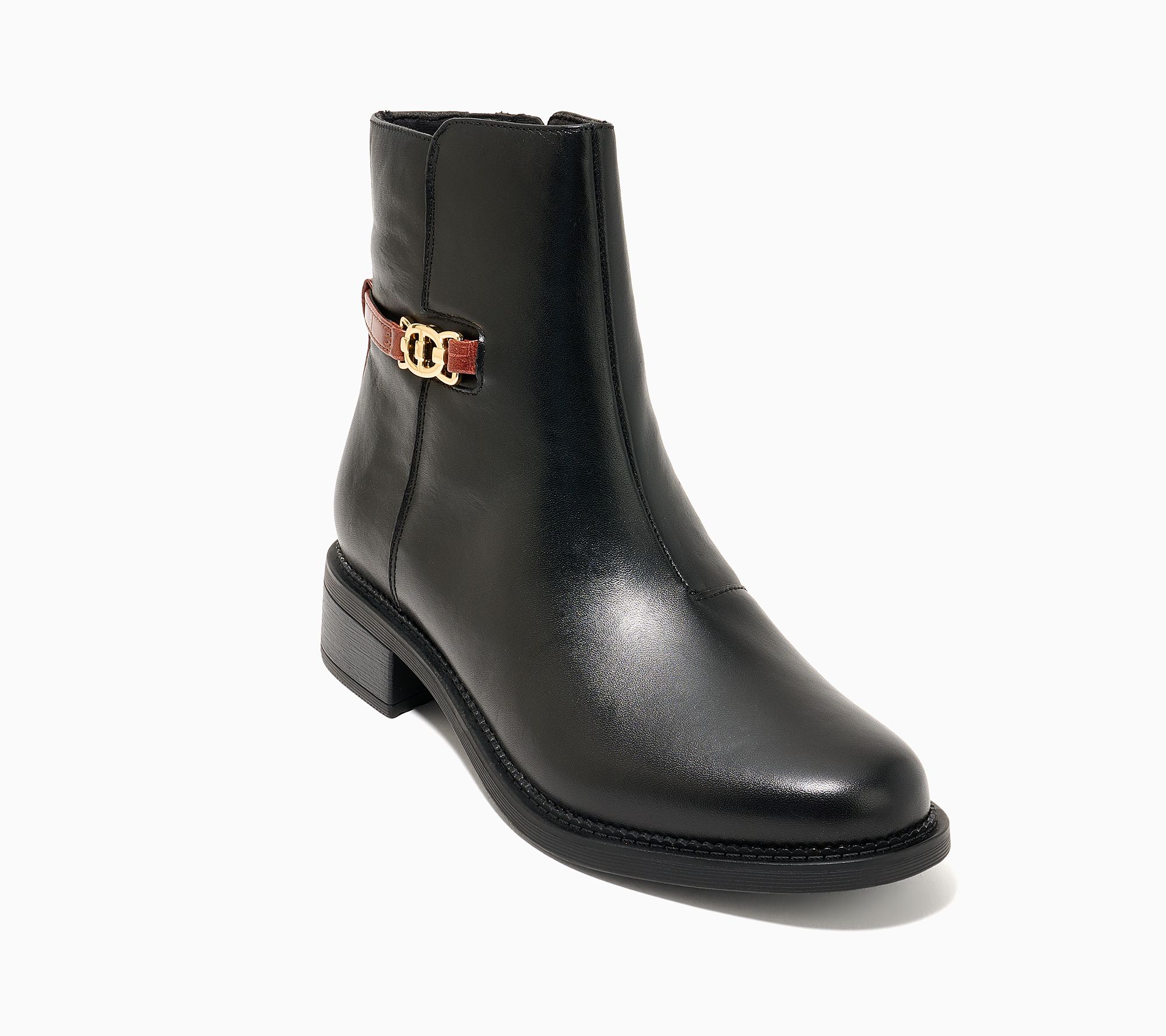 Clarks Collection Leather Booties -Maye Kaylie