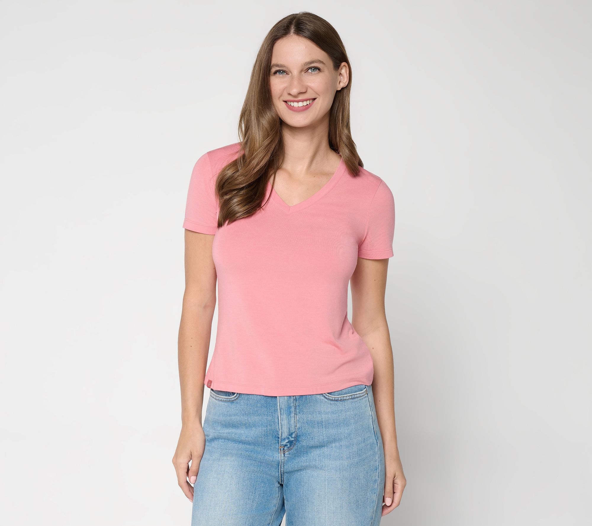 "As Is" Barefoot Dreams Modal V-Neck Tee