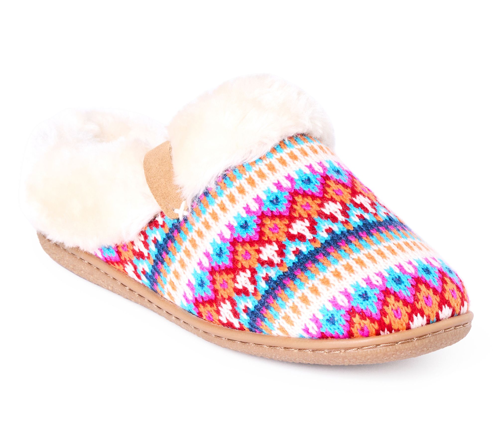 Minnetonka Women's Camp Collar Scuff Slipper