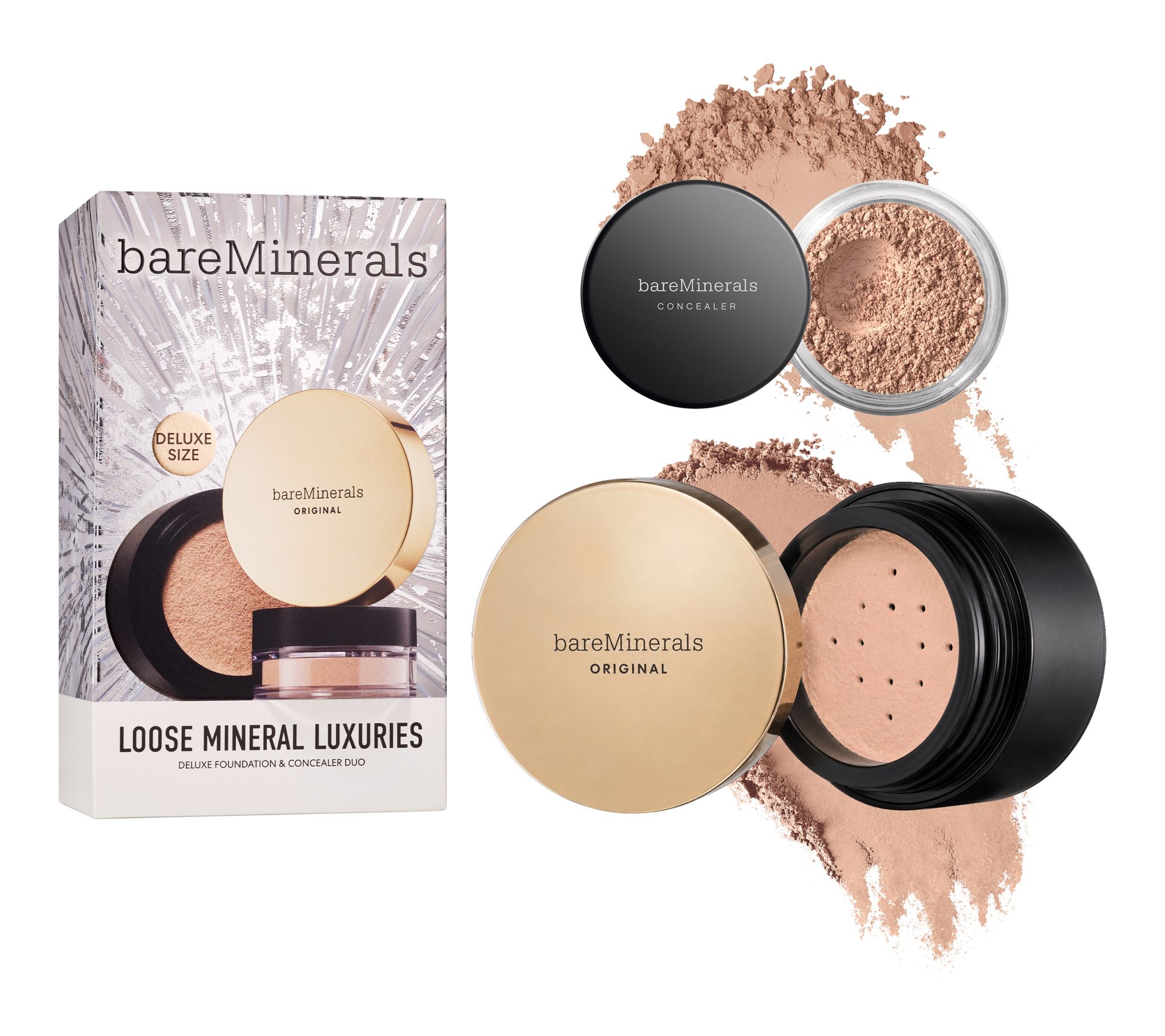 bareMinerals Holiday Deluxe Foundation & Bisque 2pc Set