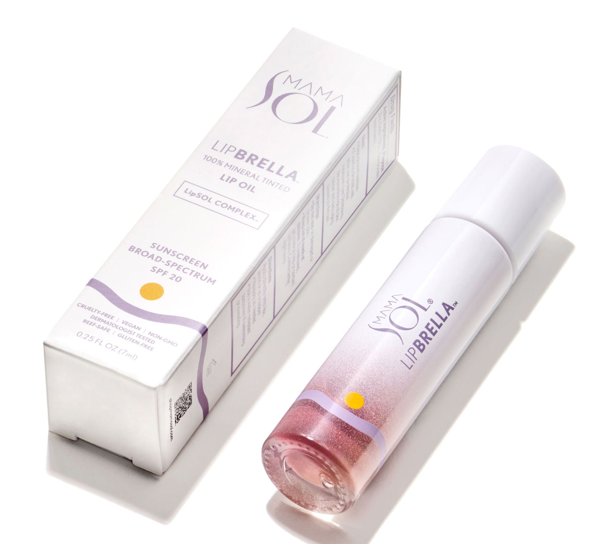 Mama Sol LIPBRELLA 100% Mineral Tinted Lip OilSPF 20