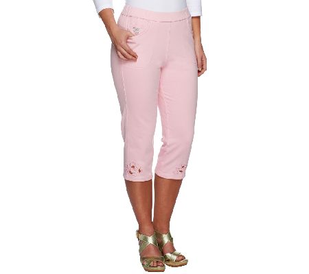 quacker factory dream jeans capris