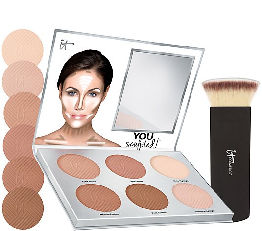IT Cosmetics You Sculpted! Universal Contouring Palette w/Brush