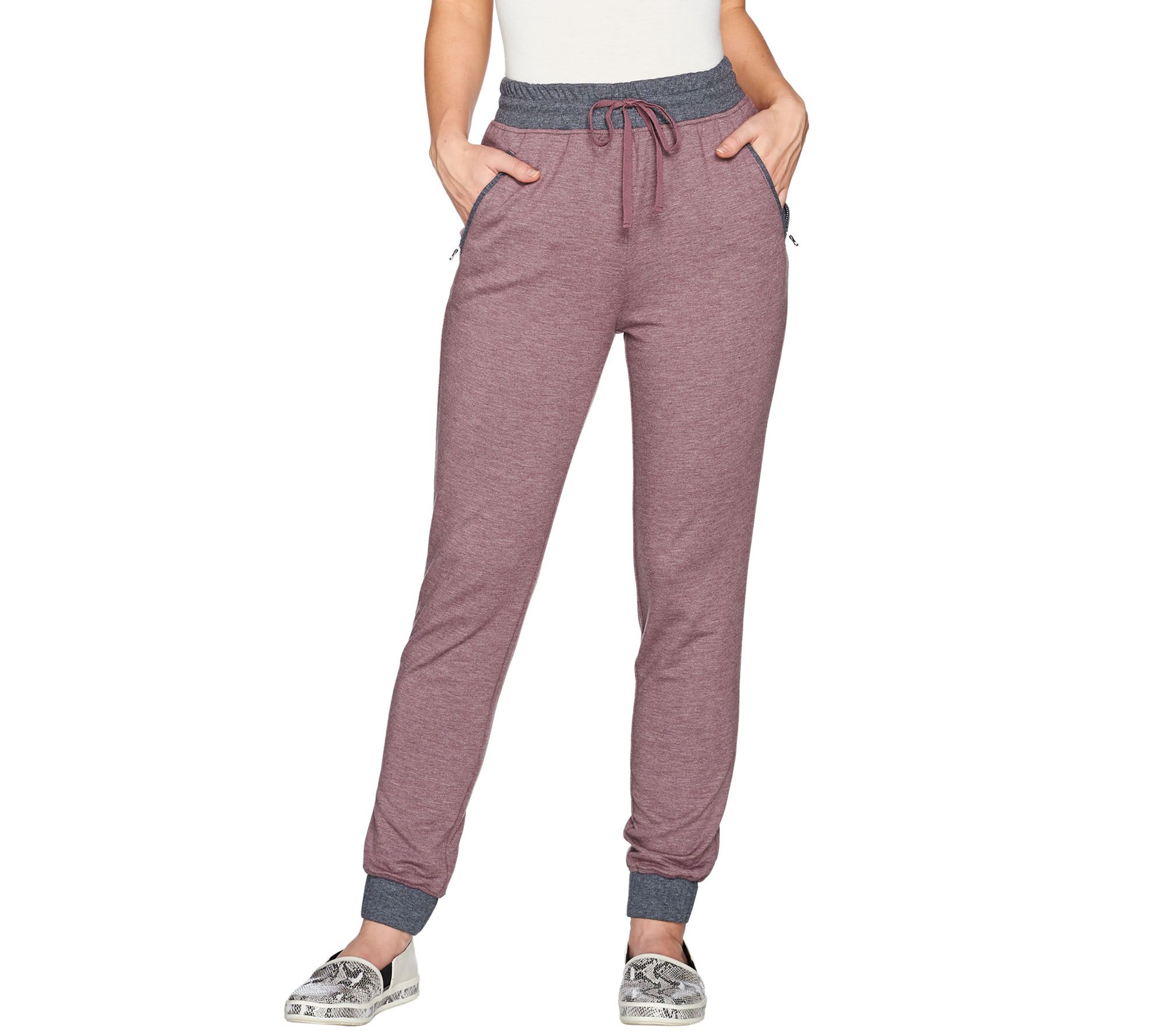 LOGO Lounge by Lori Goldstein French Terry Jogger Pants with